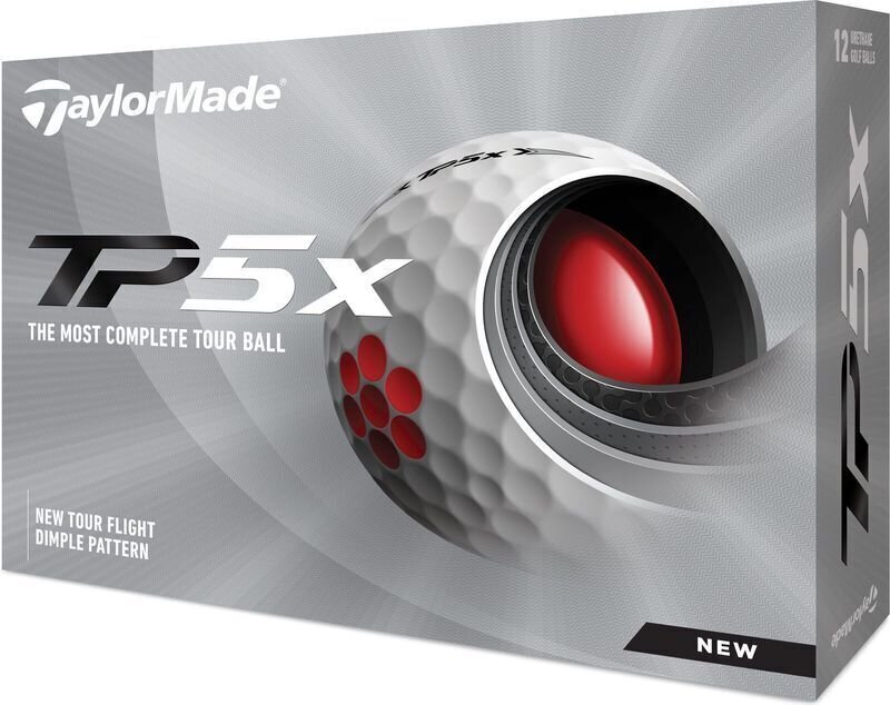 TaylorMade TP5x Golf Ball White TaylorMade