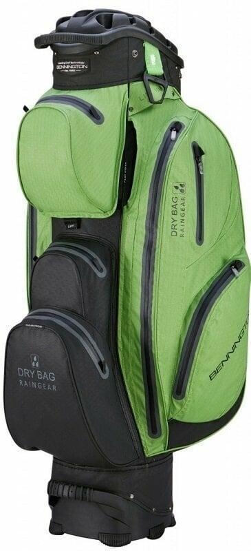Bennington QO 14 Water Resistant Fury Green/Black Cart Bag Bennington