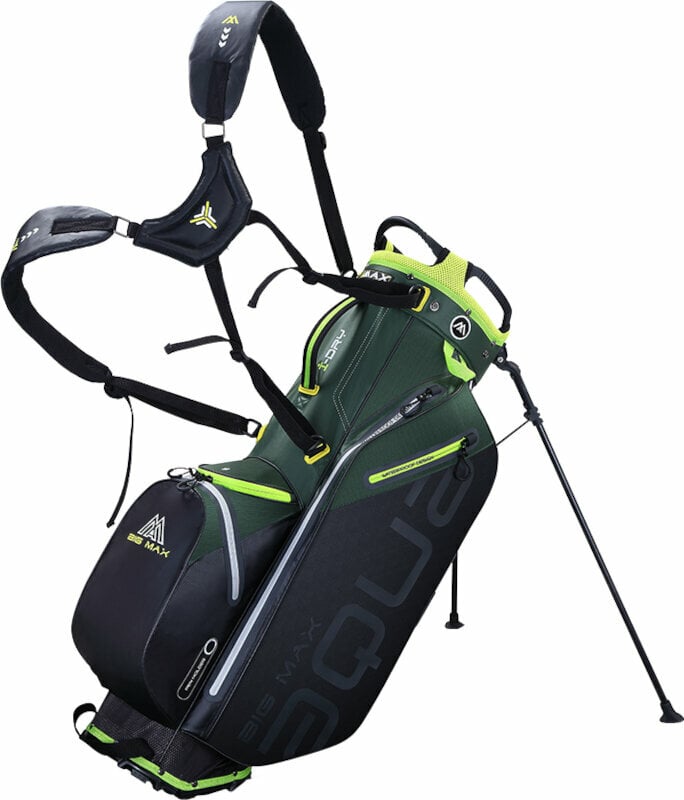 Big Max Aqua Eight G Forest Green/Black/Lime Stand Bag Big Max