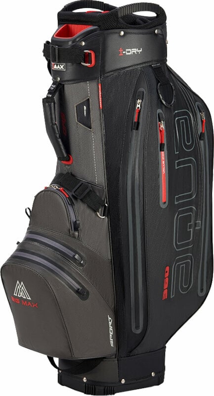 Big Max Aqua Sport 360 Charcoal/Black/Red Cart Bag Big Max