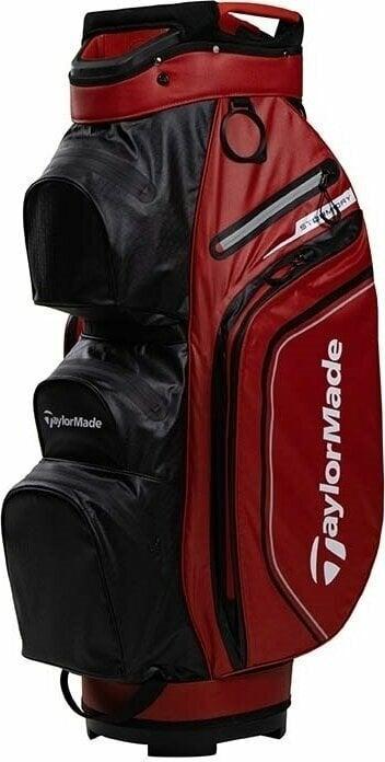 TaylorMade Storm Dry Waterproof Red/Black Cart Bag TaylorMade