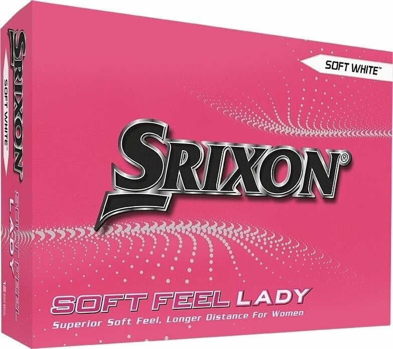 Srixon Soft Feel Lady 8 Golf Balls Soft White Srixon
