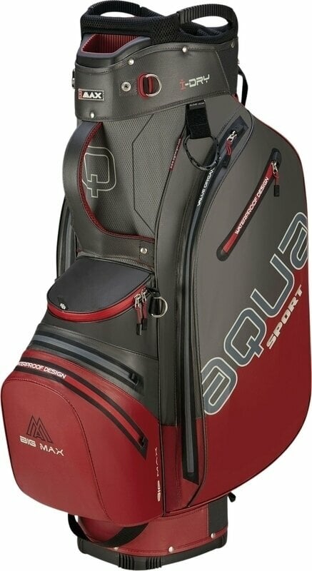 Big Max Aqua Sport 4 Charcoal/Merlot Cart Bag Big Max