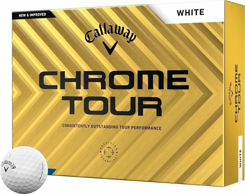 Callaway Chrome Tour White Golf Balls Basic Callaway