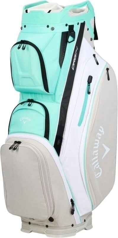 Callaway ORG 14 Aqua/White/Silver Heather Cart Bag Callaway