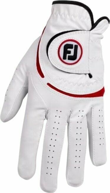 Footjoy Weathersof Mens Golf Glove Regular LH White/Red M 2024 Footjoy