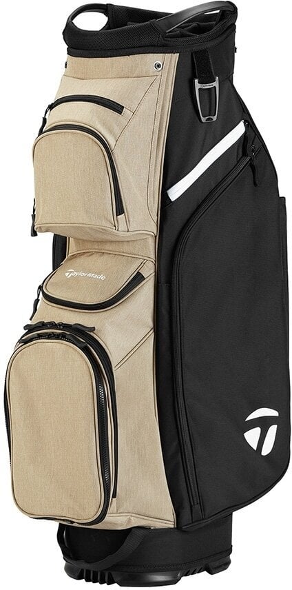 TaylorMade Cart Lite Black/Tan Cart Bag TaylorMade