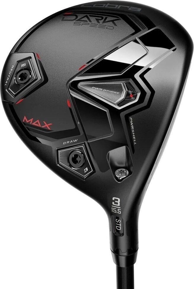 Cobra Golf DarkSpeed MAX 5 Pravá ruka Light 5° Golfová hole - fervejové dřevo Cobra Golf