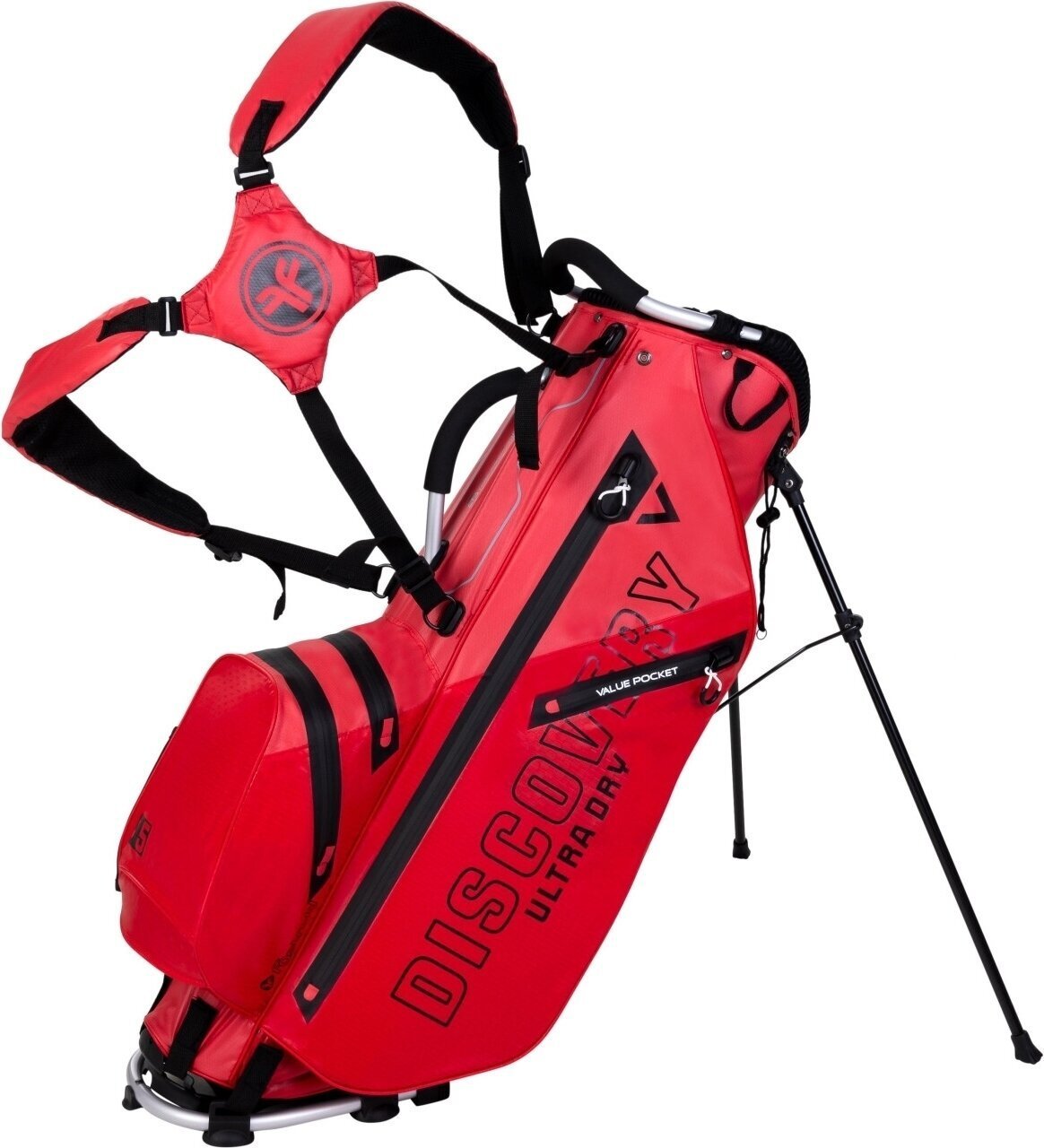 Fastfold Discovery Red/Black Stand Bag Fastfold