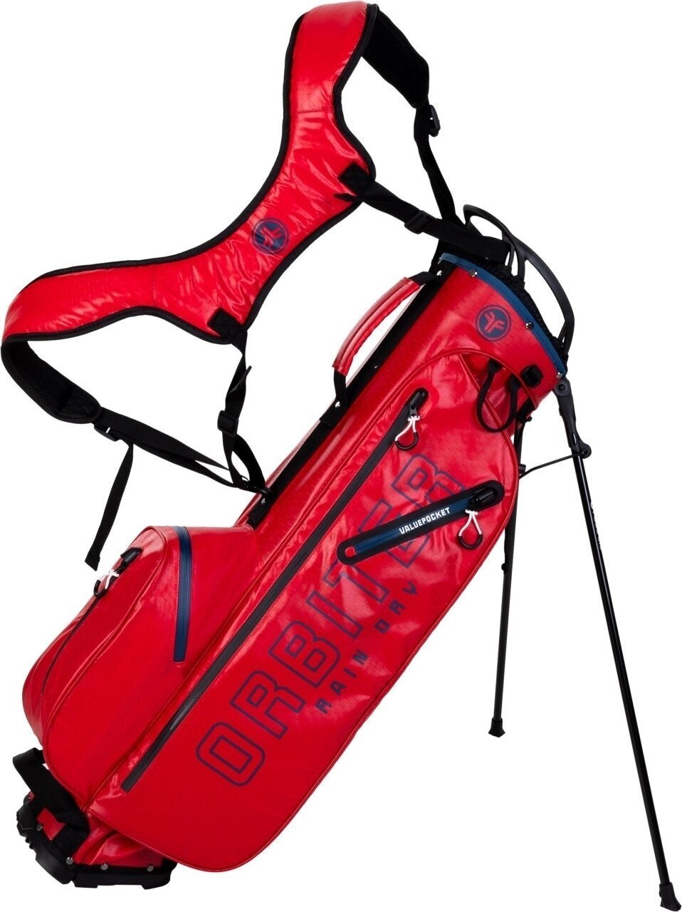 Fastfold Orbiter Red/Navy Stand Bag Fastfold