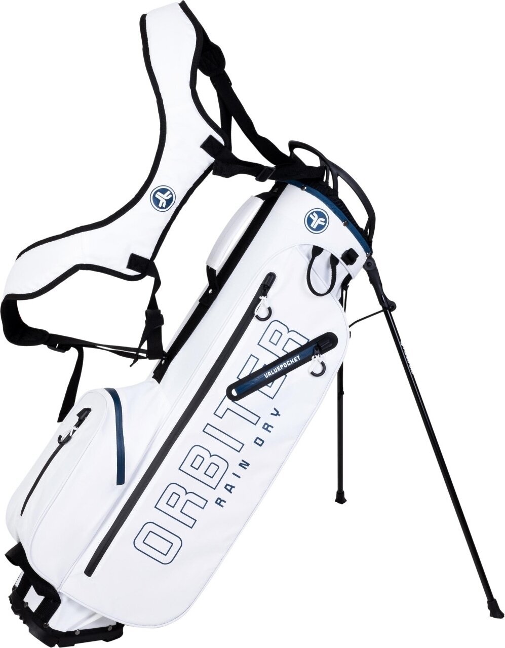 Fastfold Orbiter White/Navy Stand Bag Fastfold