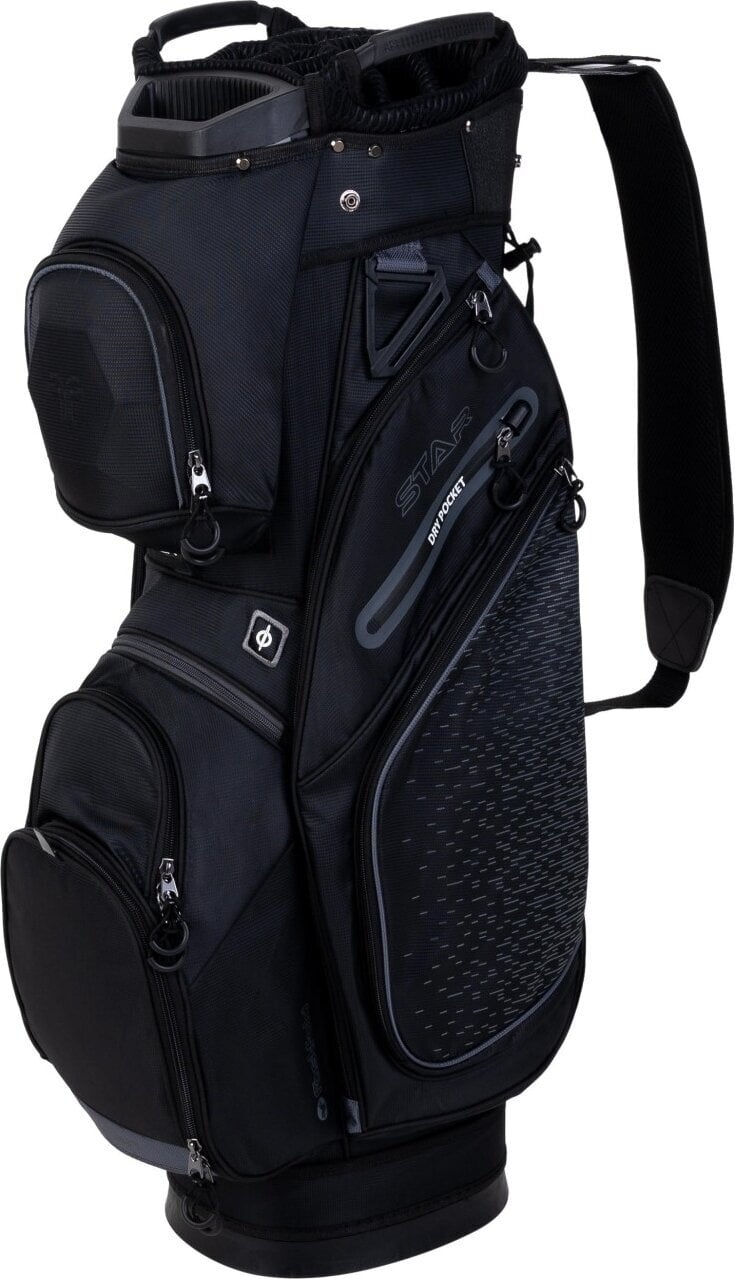 Fastfold Star Black/Charcoal Cart Bag Fastfold