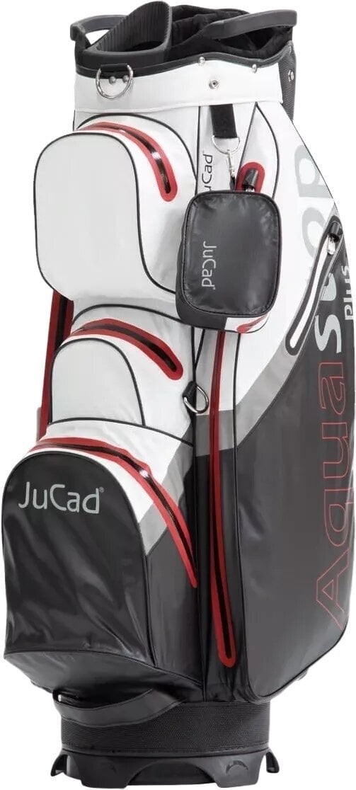 Jucad Aquastop Plus Black/White/Red Cart Bag Jucad