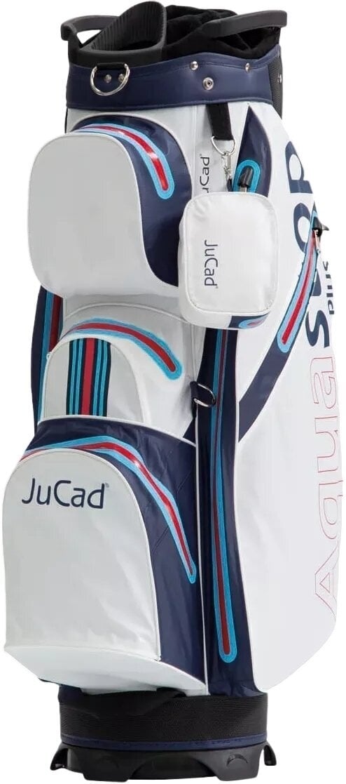 Jucad Aquastop Plus Blue/White/Red Racing Design Cart Bag Jucad