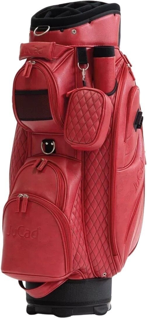 Jucad Style Red/Leather Optic Cart Bag Jucad