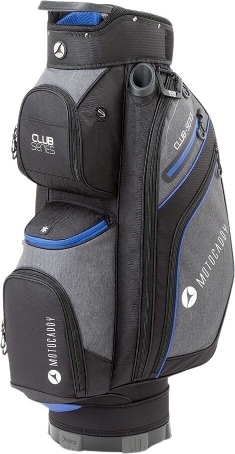 Motocaddy Club Series 2024 Black/Blue Cart Bag Motocaddy