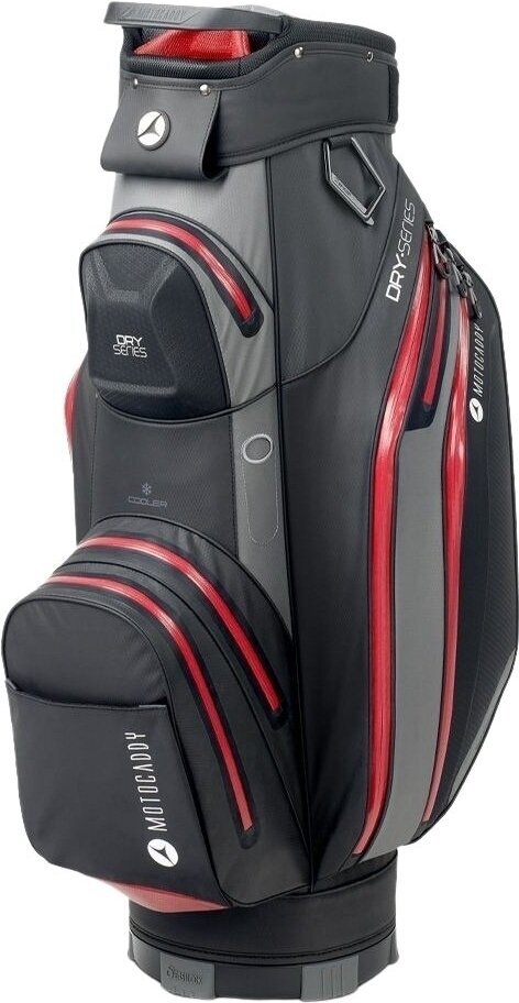 Motocaddy Dry Series 2024 Charcoal/Red Cart Bag Motocaddy