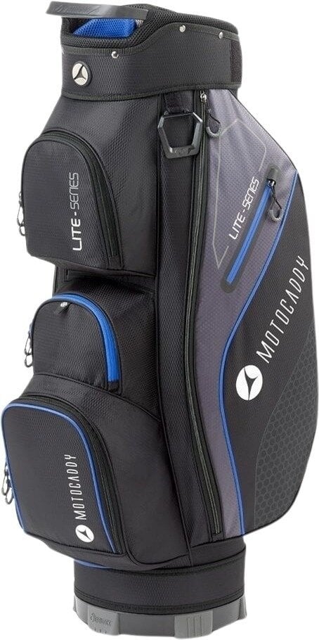 Motocaddy Lite Series 2024 Black/Blue Cart Bag Motocaddy