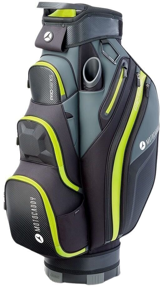 Motocaddy Pro Series 2024 Black/Lime Cart Bag Motocaddy