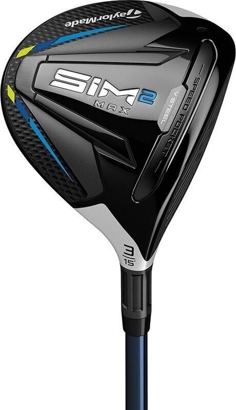 TaylorMade SIM2 Max Pravá ruka Lady 18° Golfová hole - fervejové dřevo TaylorMade