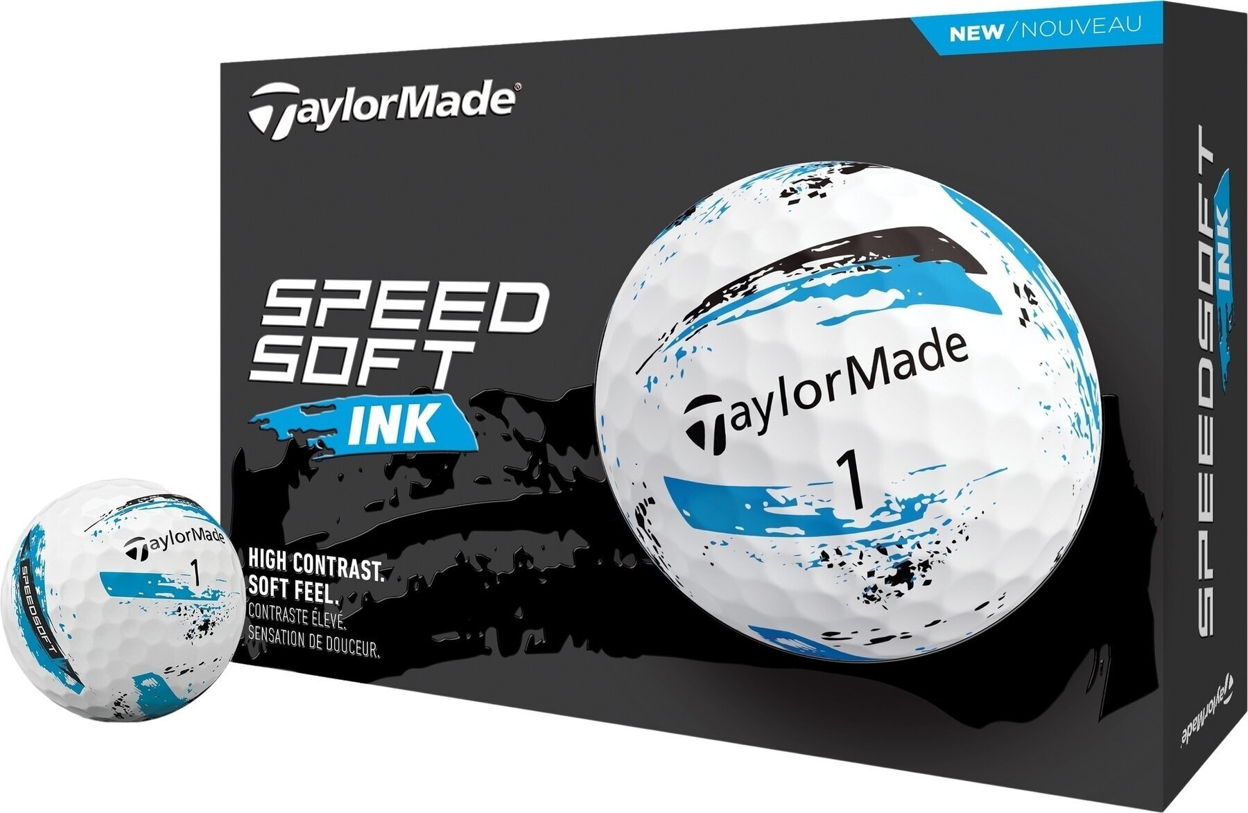 TaylorMade Speed Soft Golf Balls Ink Blue TaylorMade