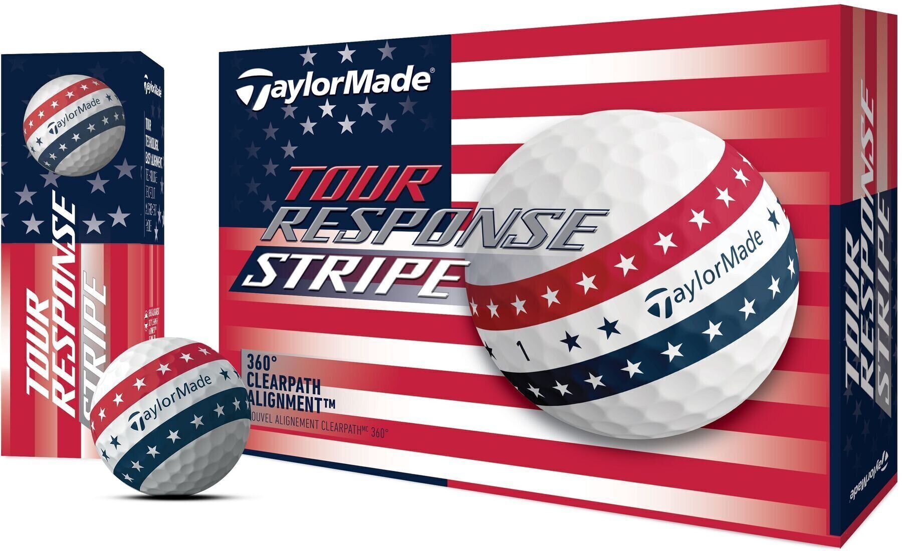TaylorMade Tour Response Stripe Golf Balls USA TaylorMade