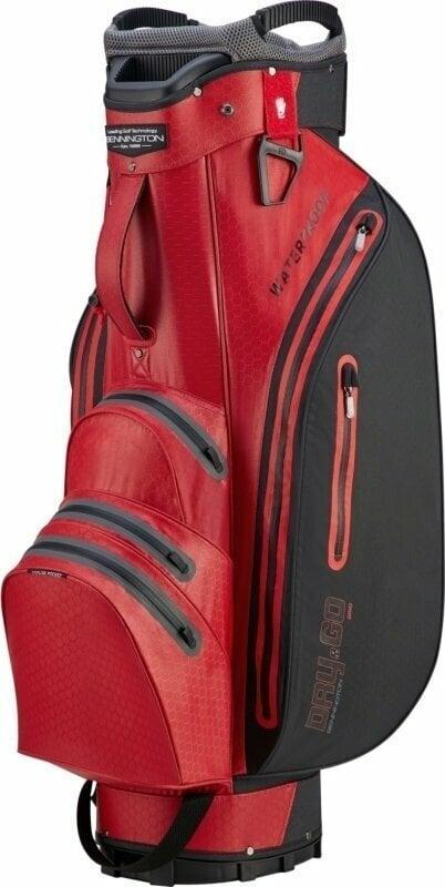 Bennington Grid Orga Cart Bag Red/Grey/Black Cart Bag Bennington