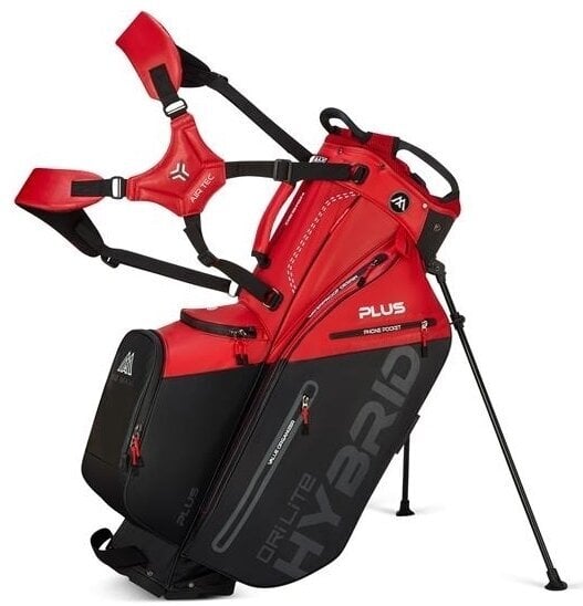 Big Max Dri Lite Hybrid Plus Stand Bag Red/Black Big Max