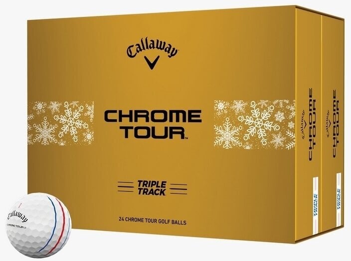 Callaway Chrome Tour White Triple Track Golfové míčky Callaway