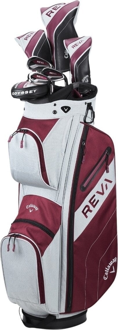 Callaway REVA Ladies Set 2024 8-piece Eggplant Pravá ruka Graphite Lady Golfový set Callaway