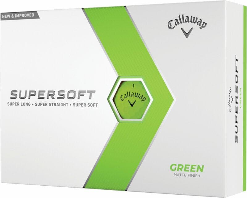 Callaway Supersoft 2023 Green Golfové míčky Callaway