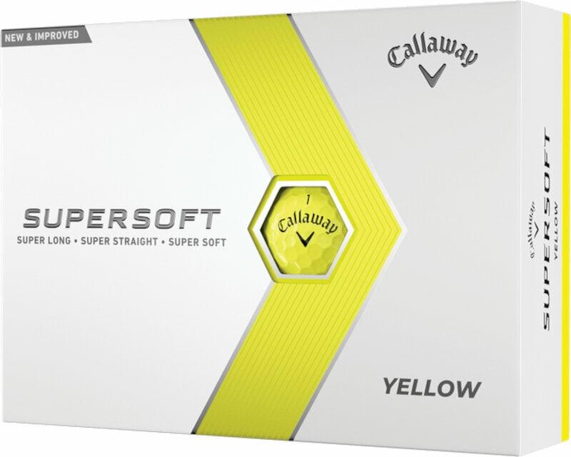 Callaway Supersoft 2023 Yellow Golfové míčky Callaway