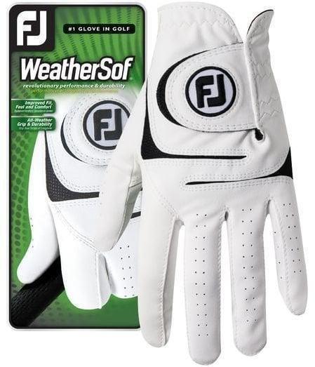 Footjoy WeatherSof White Pravá ruka L Pánské rukavice Footjoy