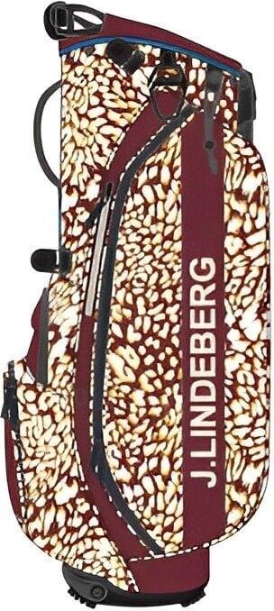 J.Lindeberg Play Stand Bag Print Stand Bag Glitch Leo Lime J.Lindeberg