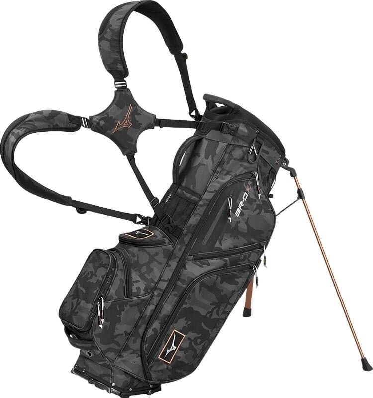 Mizuno BR-DX 25 Stand Bag Black Camo/Copper Mizuno