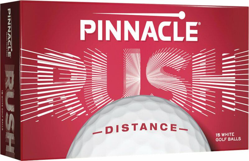 Pinnacle Rush 15 White Golfové míčky Pinnacle