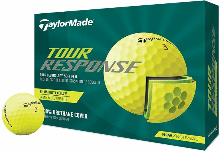 TaylorMade Tour Response Yellow Golfové míčky TaylorMade