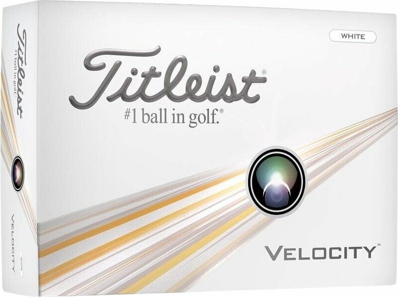 Titleist Velocity 2024 White Golfové míčky Titleist