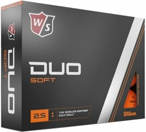 Wilson Staff Duo Soft Golf Balls Orange Standard Golfové míčky Wilson Staff