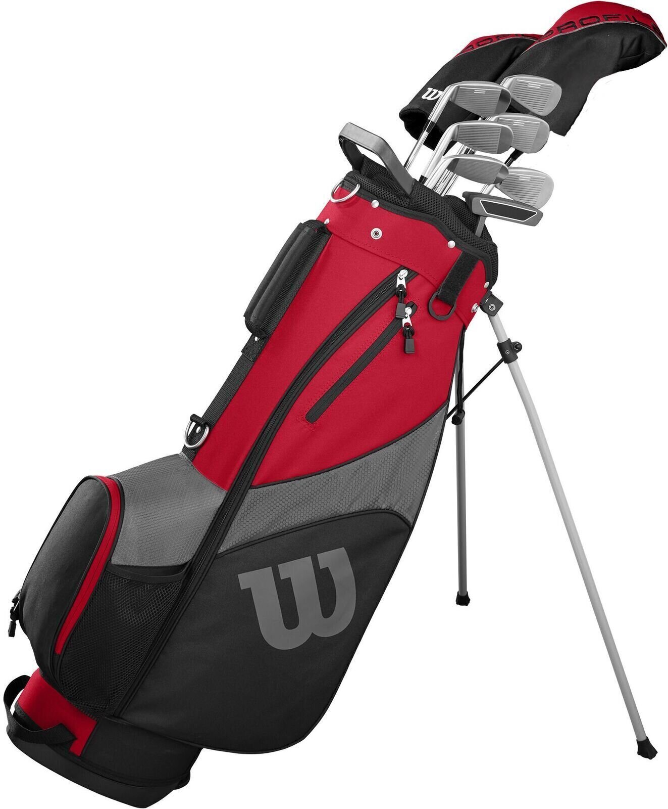 Wilson Staff Profile SGI Red/Black Levá ruka Ocel Regular Golfový set Wilson Staff