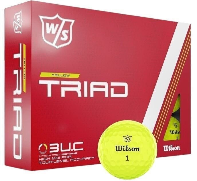 Wilson Staff Triad Yellow Standard Golfové míčky Wilson Staff