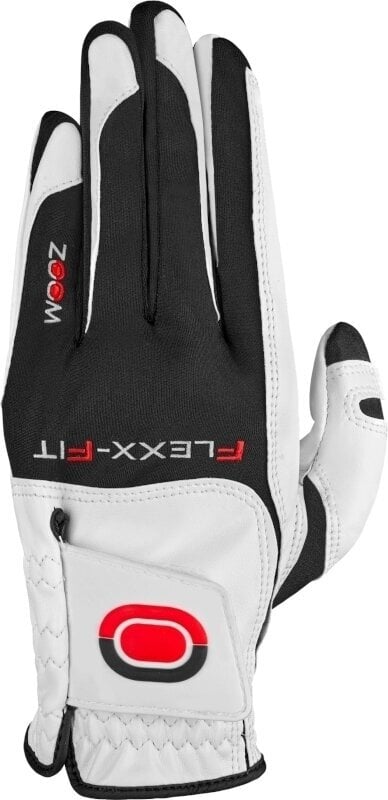 Zoom Gloves Hybrid Golf White/Black/Red Levá ruka UNI Dámské rukavice Zoom Gloves