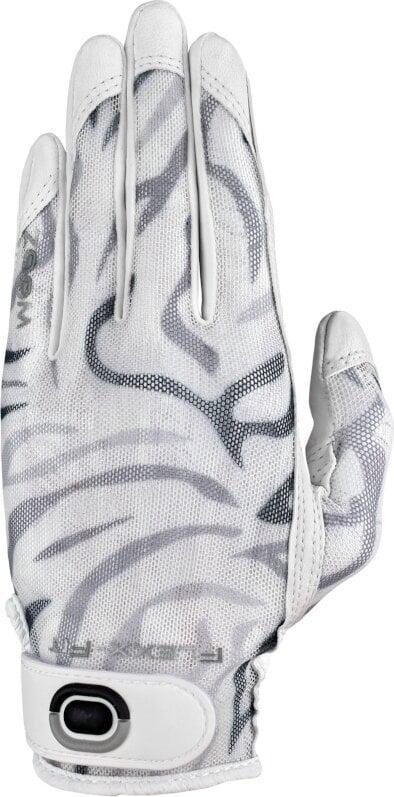 Zoom Gloves Sun Style Golf White/Zebra Levá ruka L/XL Dámské rukavice Zoom Gloves