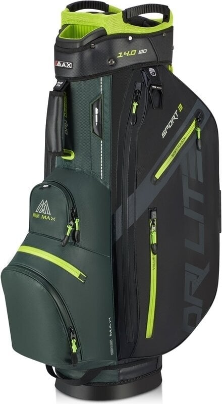 Big Max Dri Lite Sport 3 Forest Green/Black/Lime Cart Bag Big Max