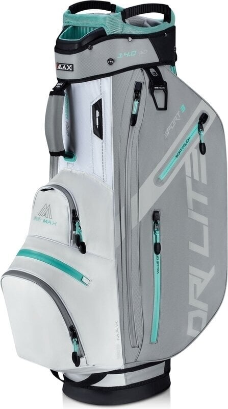 Big Max Dri Lite Sport 3 Grey/White/Mint Cart Bag Big Max