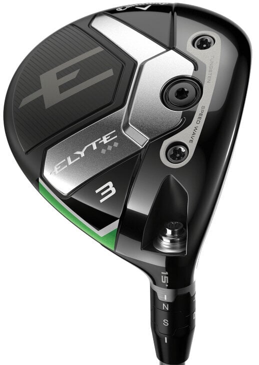 Callaway Elyte Triple Diamond Pravá ruka 3 15° Stiff Golfová hole - fervejové dřevo Callaway