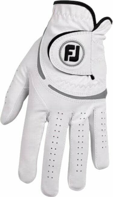 Footjoy Weathersof Golf White/Grey Levá ruka S Pánské rukavice Footjoy