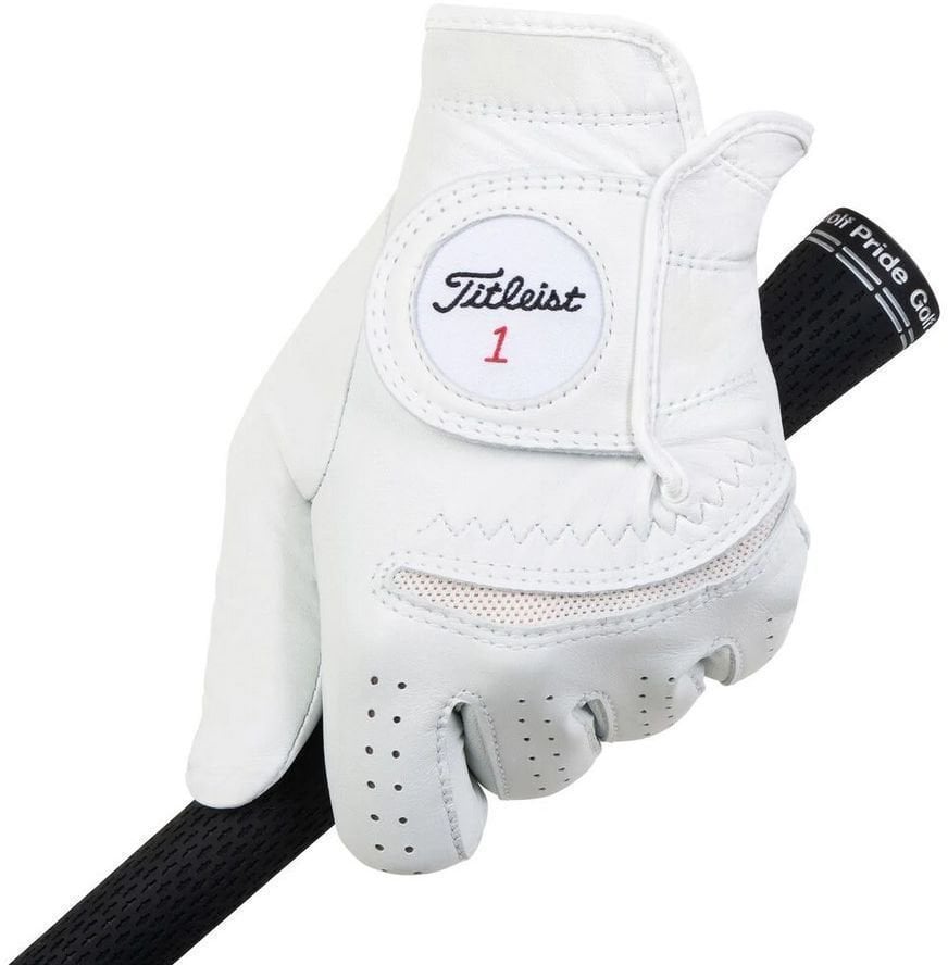 Titleist Permasoft White Levá ruka XL Pánské rukavice Titleist