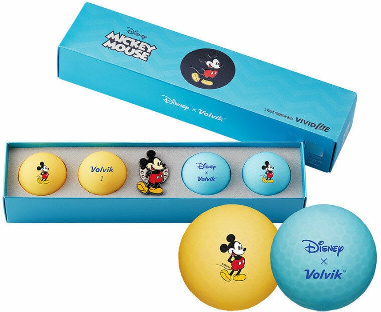 Volvik Vivid Lite Disney Characters 4 Pack Mickey Mouse Golfové míčky Volvik