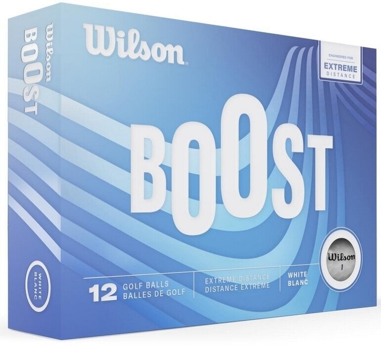 Wilson Boost 2025 White Golfové míčky Wilson